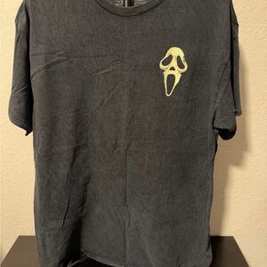 Men's Black Scream Ghost Face New York Graphic T-Shirt